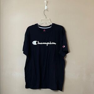 Champion Men's Black T-Shirt SZ L